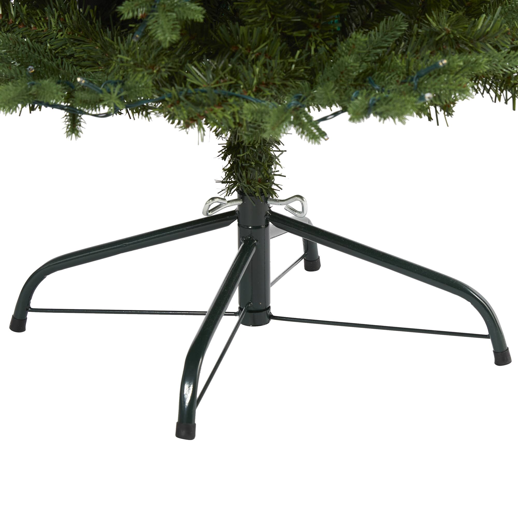 4ft. Pre-Lit Vermont Fir Artificial Christmas Tree with Clear LED Lights